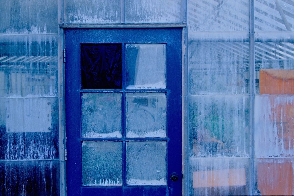 Composition With Blue Door - Ken Deveney